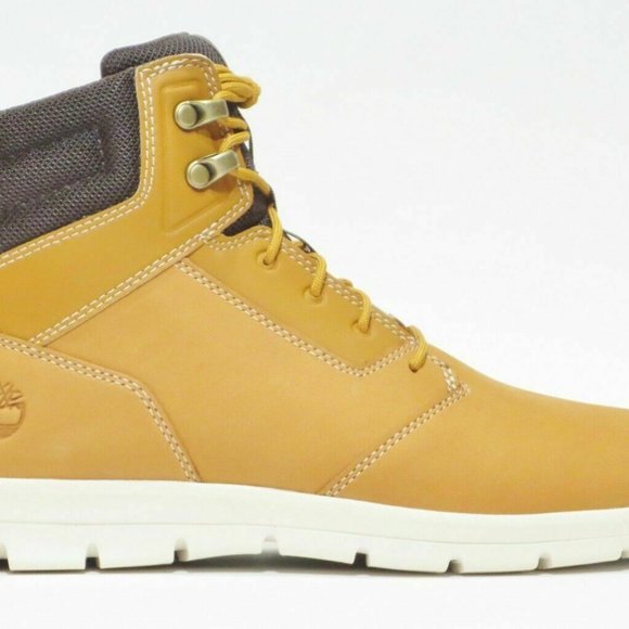 Timberland Men's Graydon Mid Lightweight Sneaker Chukka Boot Shoe Wheat A1OEA - Picture 5 of 8